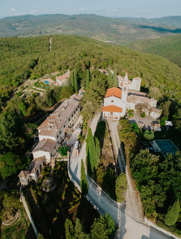 Fotografia aerea drone di location matrimoniale - Ed Bertuci