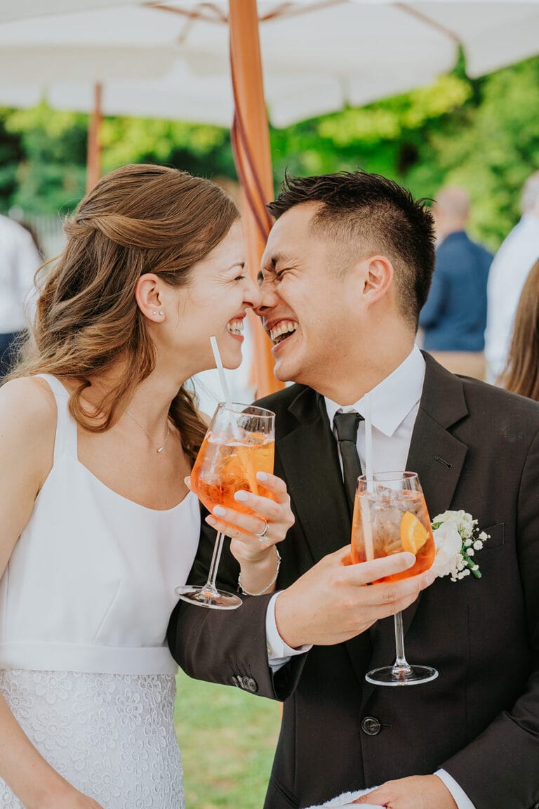 Dettaglio matrimonio in location lacustre