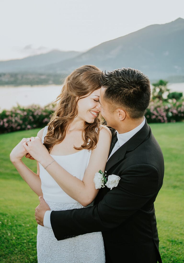 Fotografia matrimoniale reportage - location lago