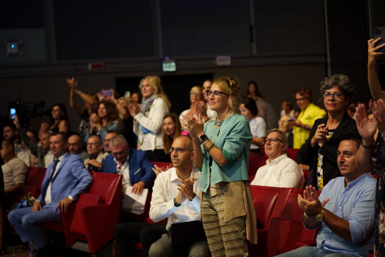 Momento di premiazione durante convention corporate