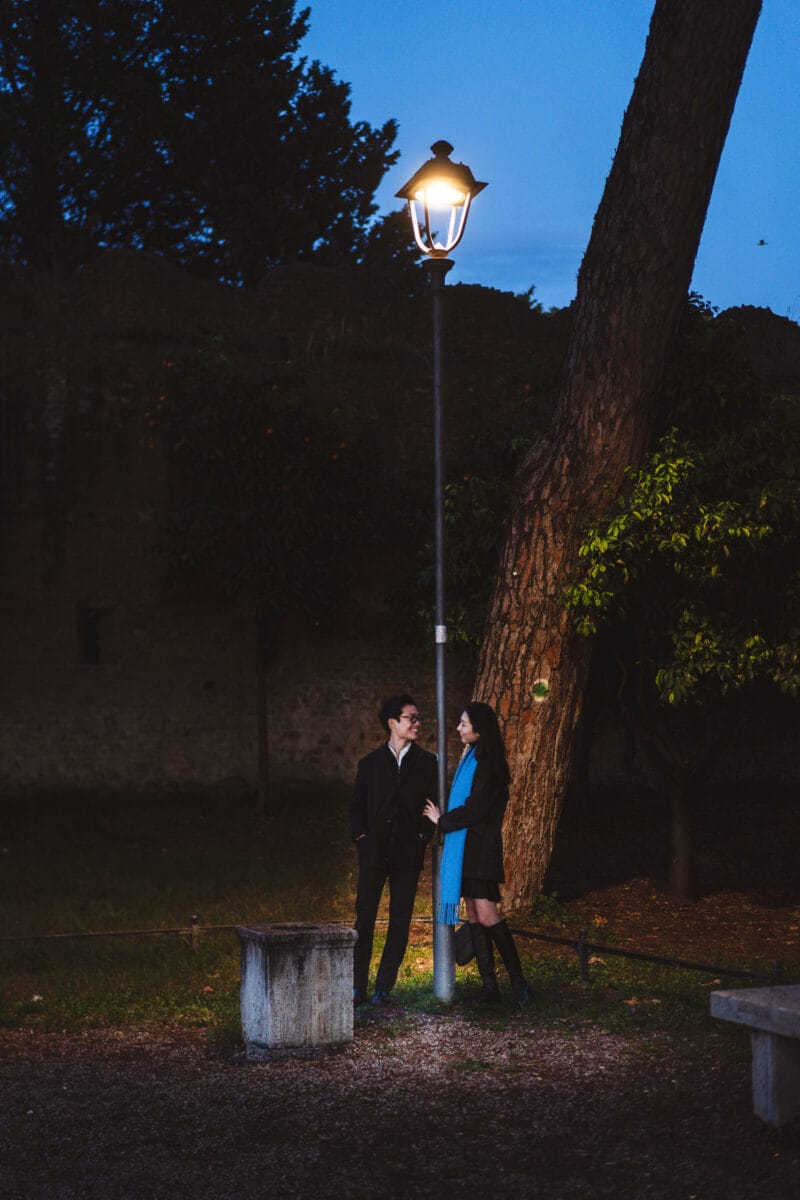 Servizio fotografico di coppia a Roma - fotografia romantica